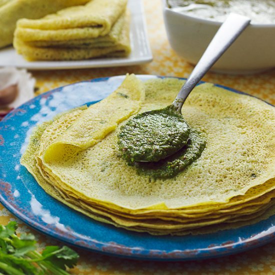 Mauritian Savoury Crepes