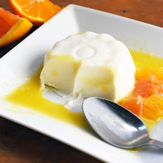 Orange-Vanilla Panna Cotta