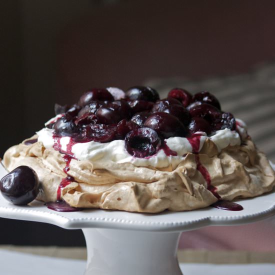 Cherry Pavlova