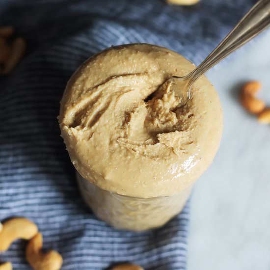 Homemade Vanilla Cashew Butter