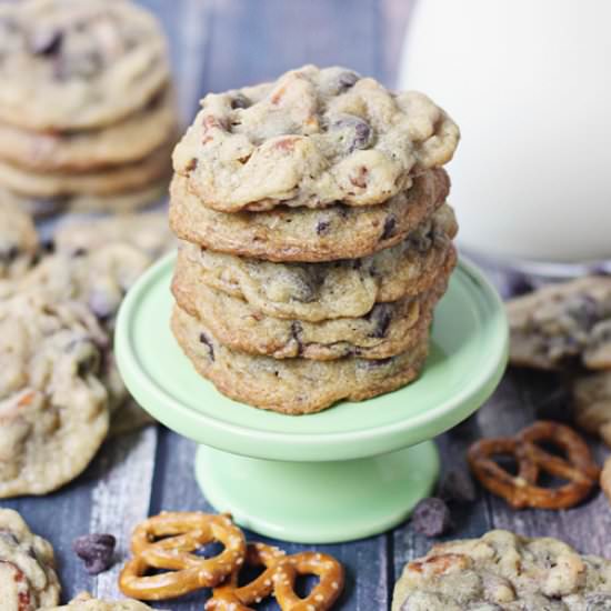 Pretzel Chocolate Chip Cookies