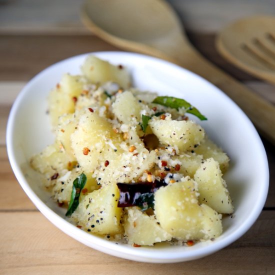 Steamed and Spiced Tapioca