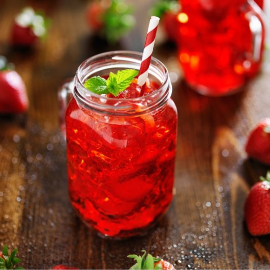 Strawberry Mint Lemonade