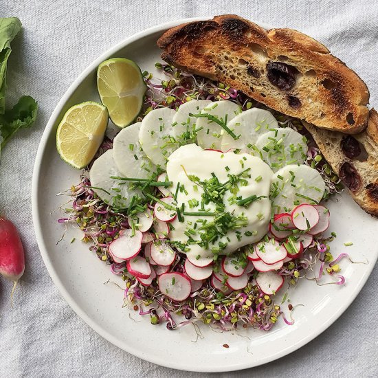 Radish and Cream Salad