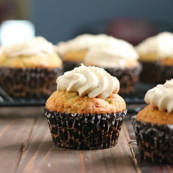 Banana Cakes with Brown Sugar Frost