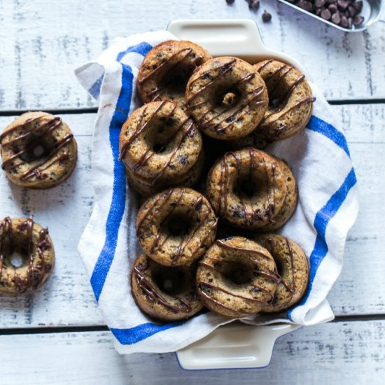 Banana Chocolate Chip Donuts