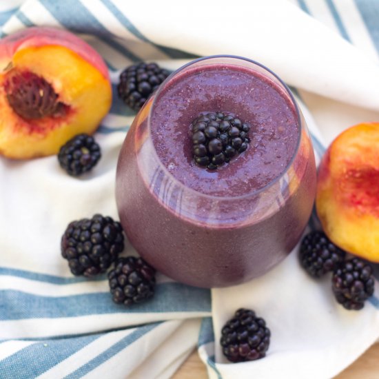 Blackberry-Peach Smoothie