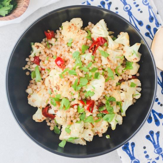 Couscous with Roasted Cauliflower