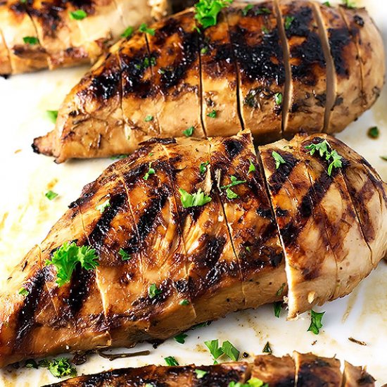 Juiciest Grilled Chicken Breast