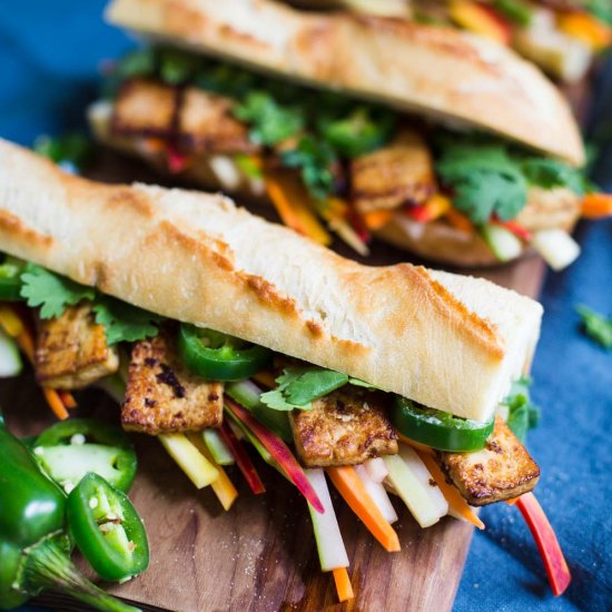 Tofu Banh Mi Sandwich