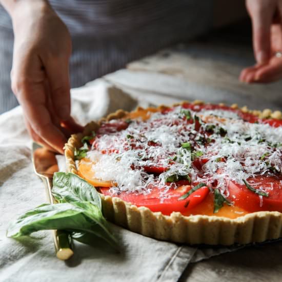 Goat Cheese and Tomato Tart