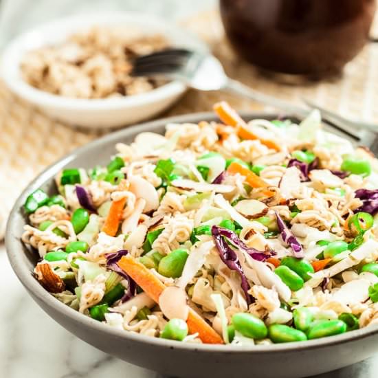 Asian Cabbage Ramen Salad