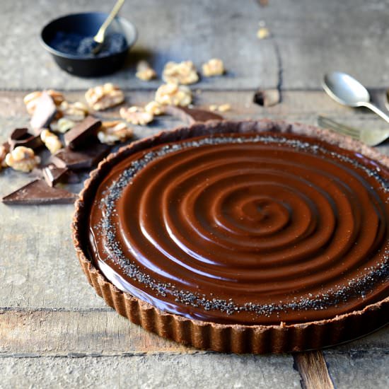 No-Bake Chocolate Tart