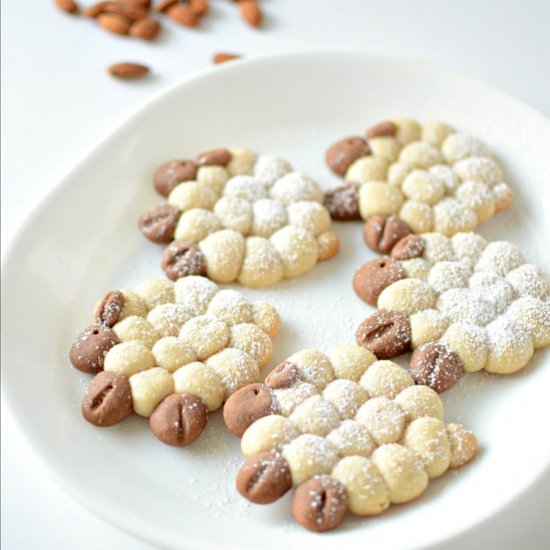 DIY eggless lamb Cookies