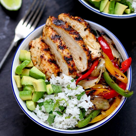 Cajun Chicken with Coriander Lime