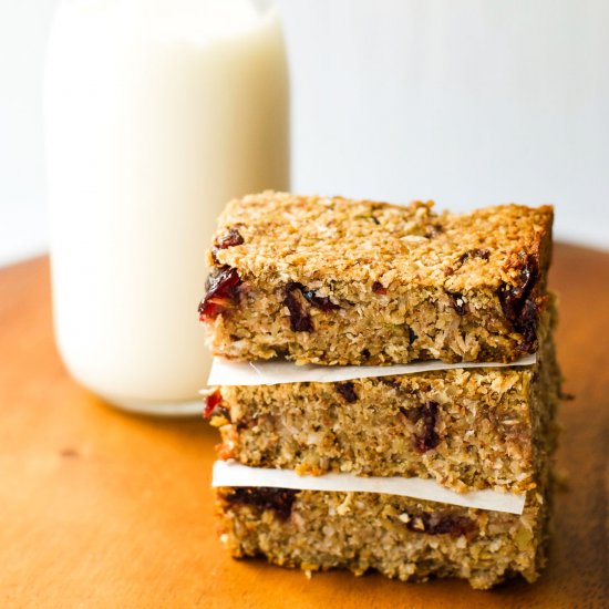 Cranberry Avocado Granola Bars