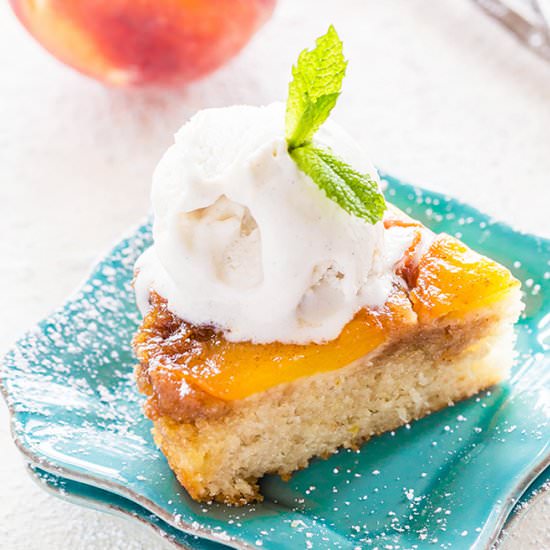 Peach Upside Down Cake