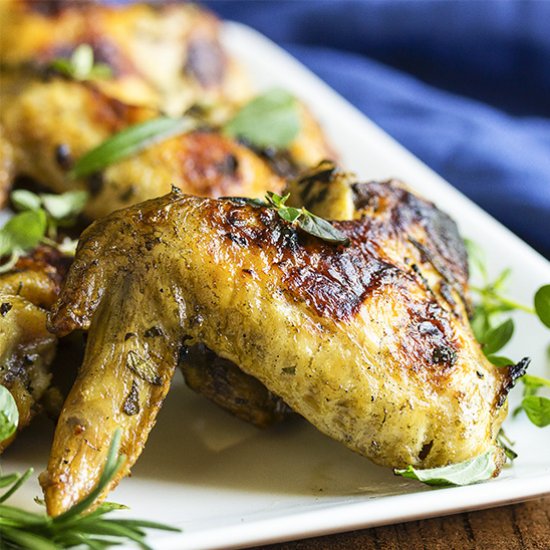 Herb Grilled Chicken Wings