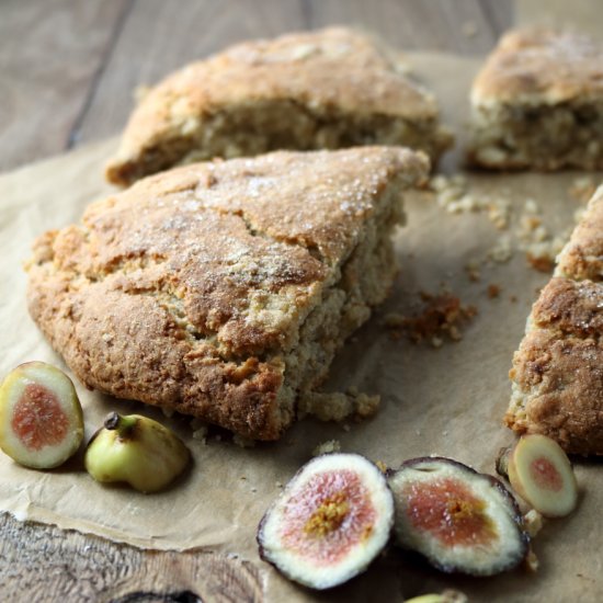 Fig & Cardamom Scones