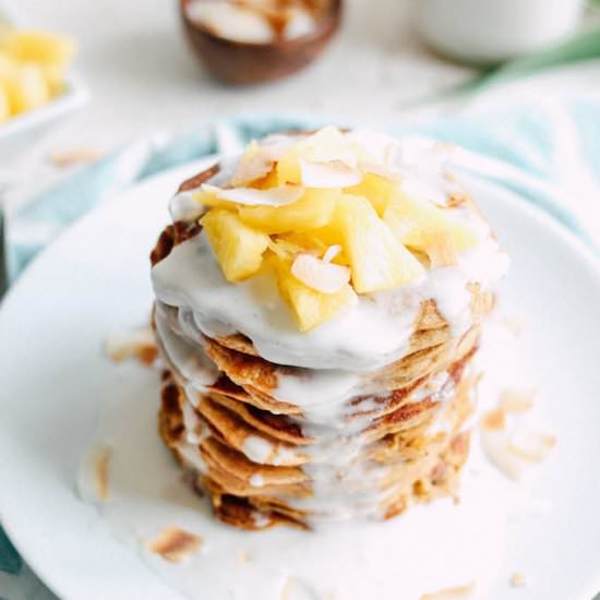 Piña Colada Pancakes