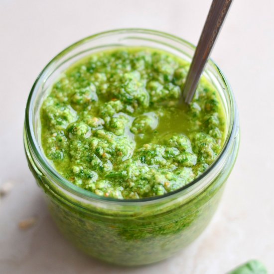 Sorrel and Parsley Pesto