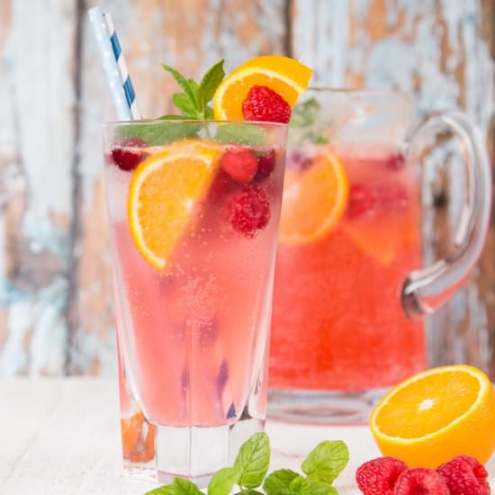 Cranberry Raspberry Orange Cooler