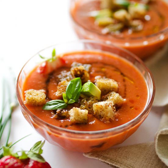 Strawberry Gazpacho