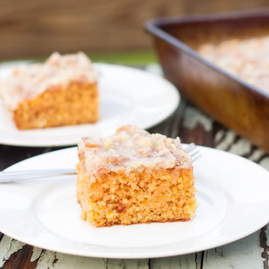 Peach Sheet Cake