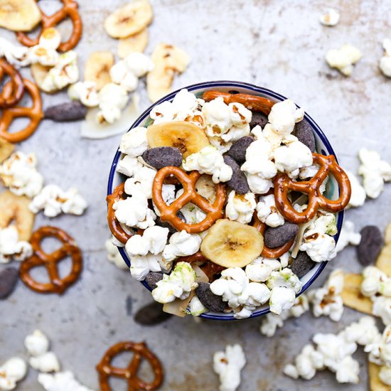 Tropical Popcorn Snack Mix