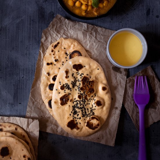 Yeast Free Whole Wheat Naan