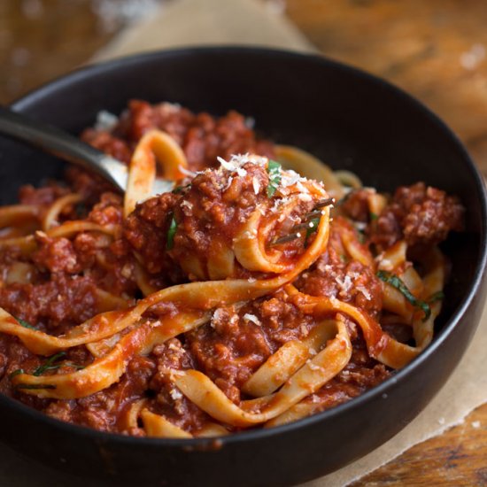 Quick Turkey Ragu