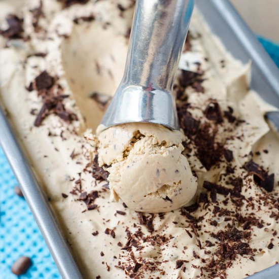 No Churn Coffee Ice Cream