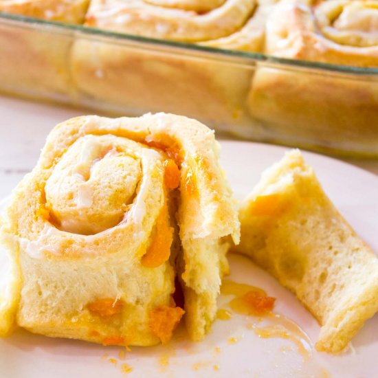 Apricot Sweet Rolls