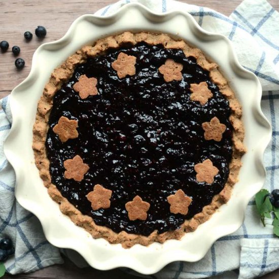 Wild Serviceberry/Saskatoon Pie