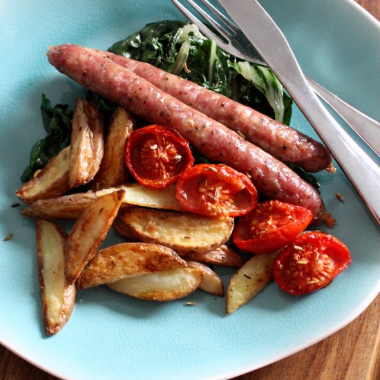 Baked Sicilian Sausages