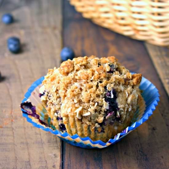 Blueberry Oatmeal Muffins