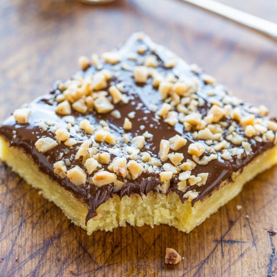 Toffee Almond Bars