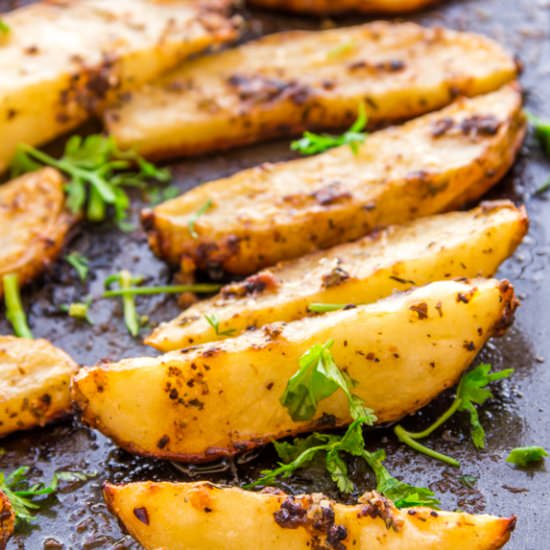 Parmesan Baked Potatoes