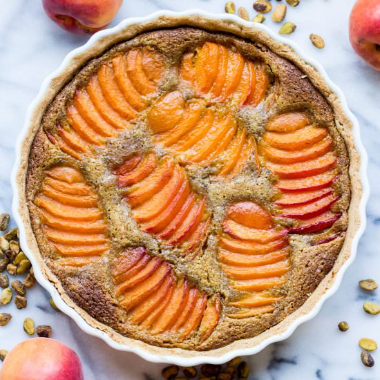 Apricot Pistachio Tart