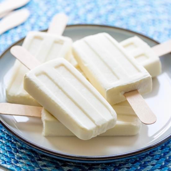 Coconut Pineapple Popsicles