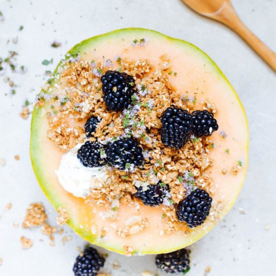 Sesame Coconut Oil Granola Bowl