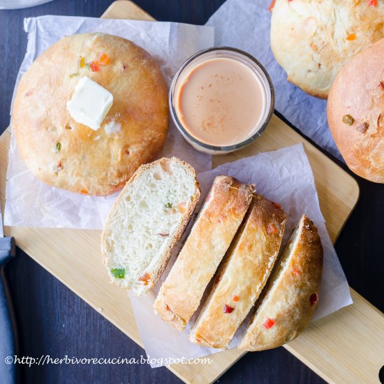 Eggless Tutti Frutti Buns|Bun Maska