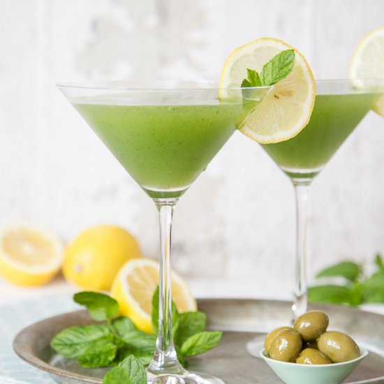 Cucumber Mint Gin Martini