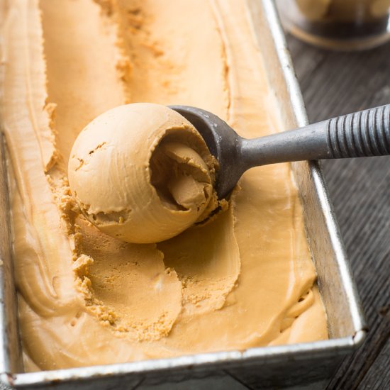 No Churn Dulce de Leche Ice Cream