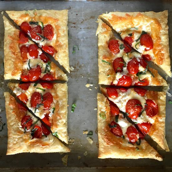 Tomato and Cheese Tarts