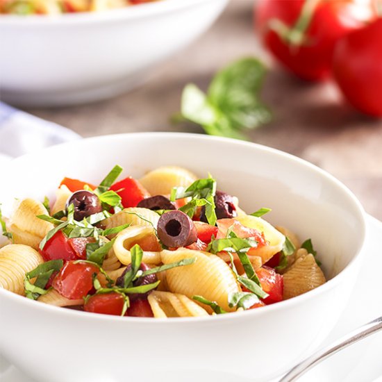 Pasta with Raw Tomato Sauce