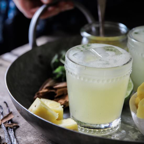 Spiced Pineapple Cilantro Margarita