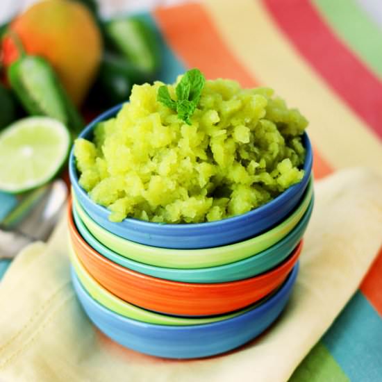 Cucumber Lime Granita