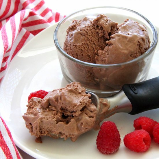 No-Churn Milk Chocolate Ice Cream