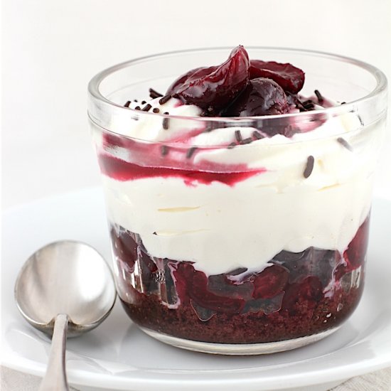 Cherry Ricotta Cheesecake Verrines